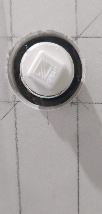 Nivelador de piso instalado